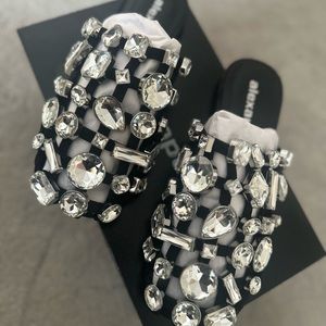 Alexander Wang Crystal Amelia Slides